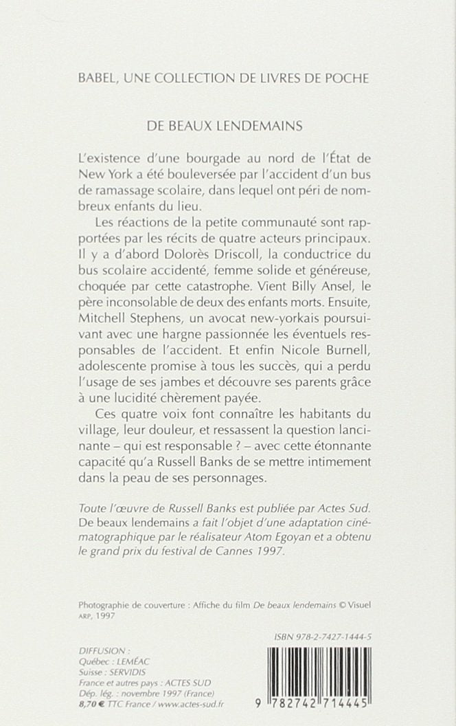 De beaux lendemains (Russell Banks)