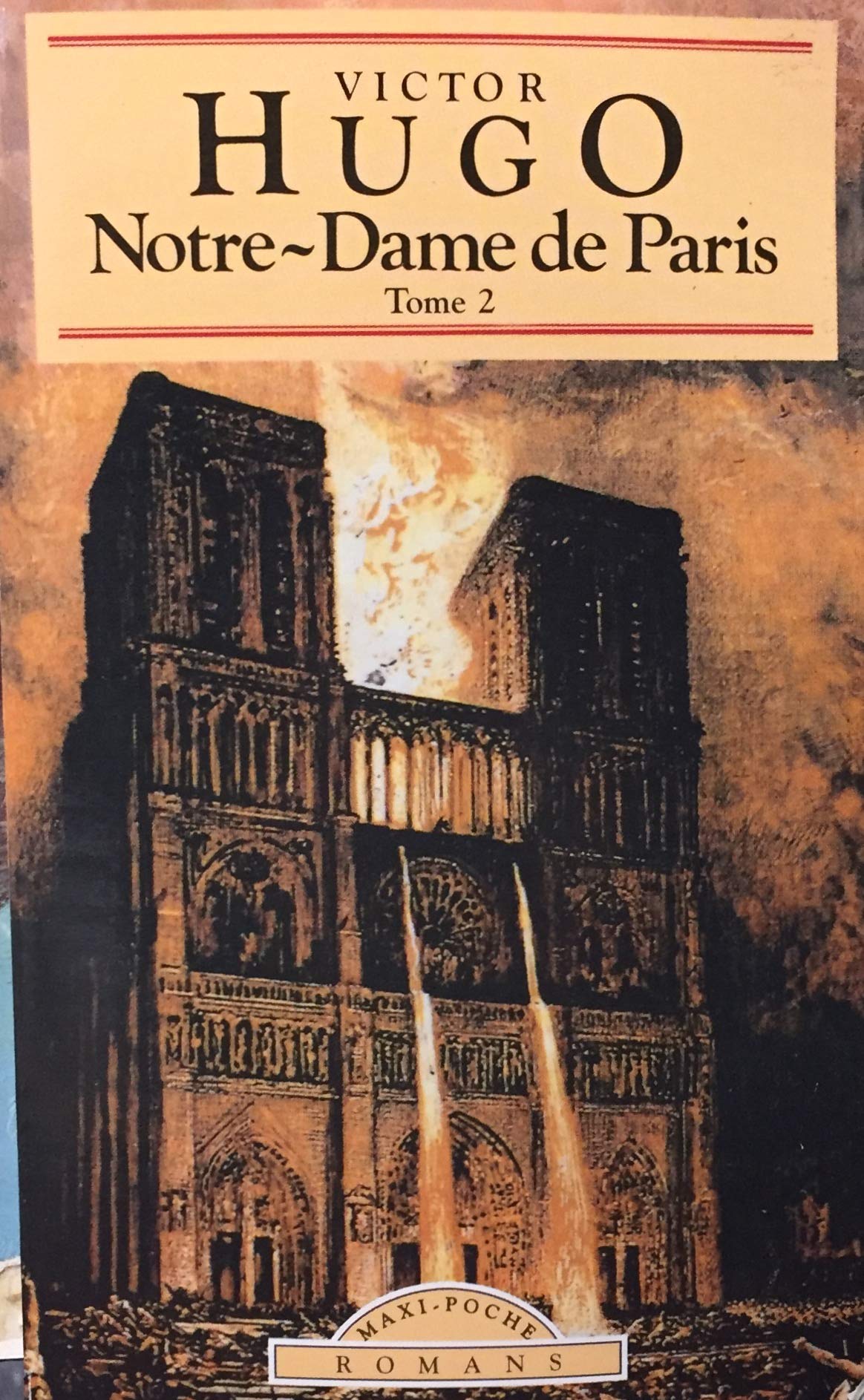 Livre Notre-Dame de Paris - Victor Hugo (Livre d'occasion) - ISBN 2743420421
