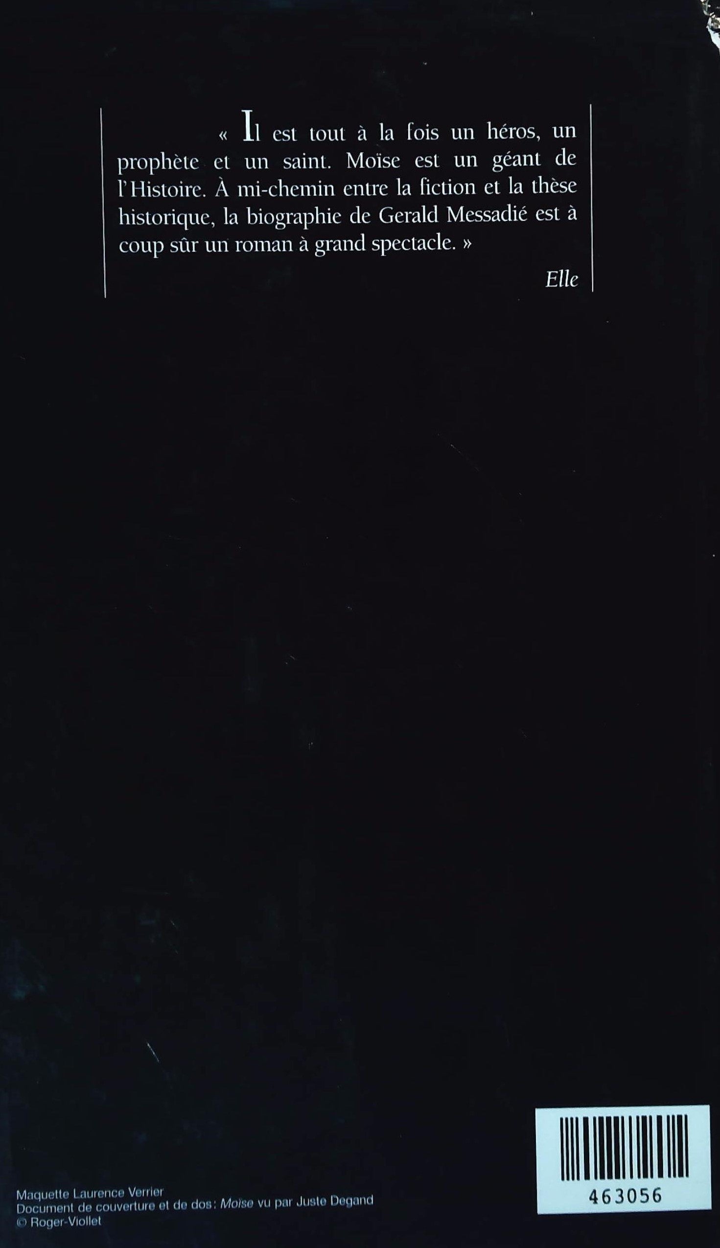 Livre Moïse : Un prince sans couronne - Le prophète fondateur - Gerald Messadié (Livre d'occasion...