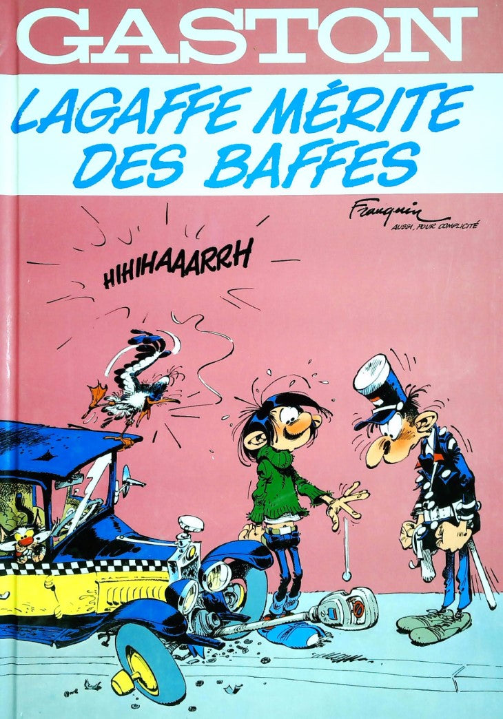 Livre ISBN 2744128961 Gaston Lagaffe : Lagaffe mérite des baffes -suivi de- La saga des gaffes (Franquin)