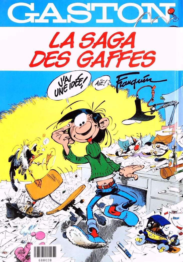Gaston Lagaffe : Lagaffe mérite des baffes -suivi de- La saga des gaffes (Franquin)