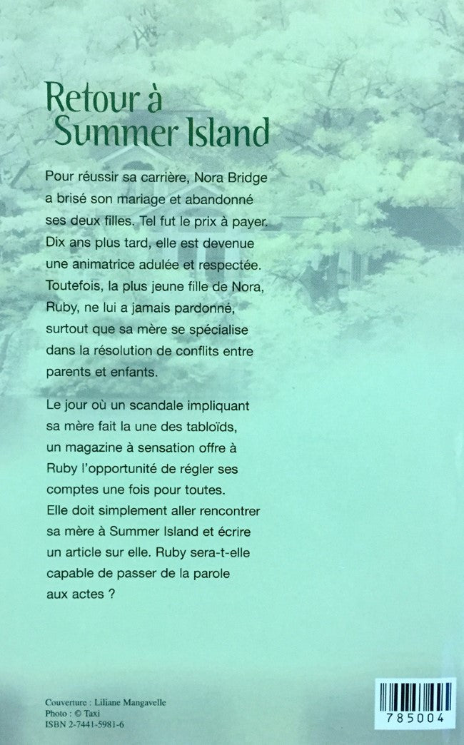 Livre Retour à Summer Island - Kristin Hannah (Livre d'occasion) - ISBN 2744159816