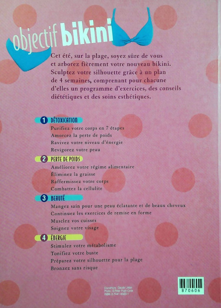 Livre Objectif bikini en 4 semaines - Collectif (Livre d'occasion) - ISBN 2744163201