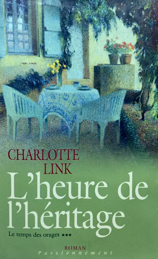 Livre L'heure de l'héritage - Charlotte Link (Livre d'occasion) - ISBN 2744167878