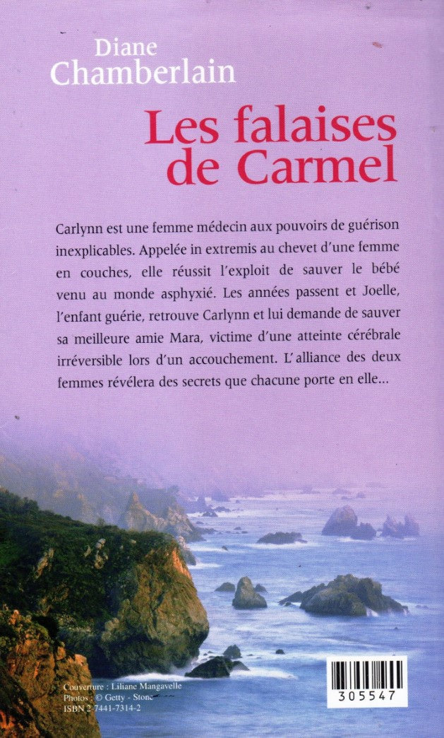 Livre Les falaises de Carmel - Diane Chamberlain (Livre d'occasion) - ISBN 2744173142