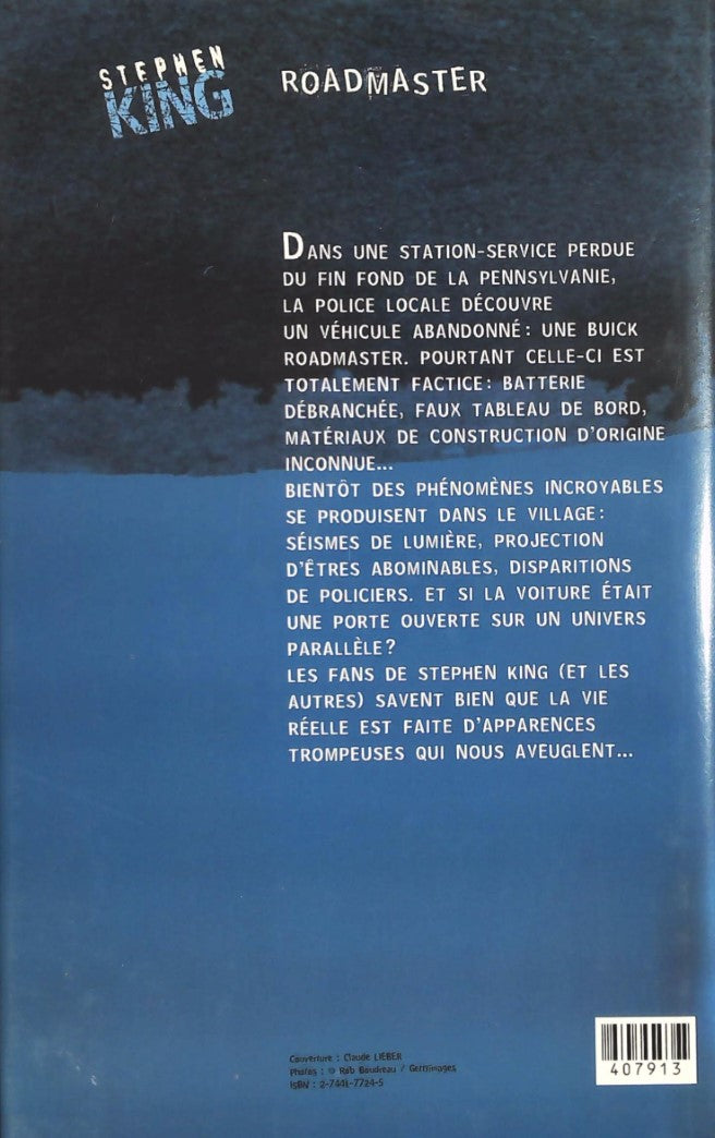 Livre Roadmaster (Stephen King) (Livre d'occasion) - ISBN 2744177245