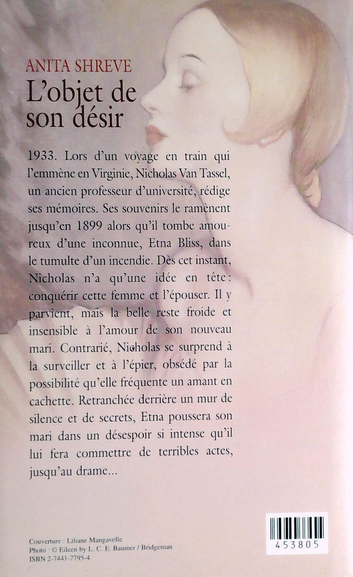 Livre L'objet de son désir - Anita Shreve (Livre d'occasion) - ISBN 2744177954