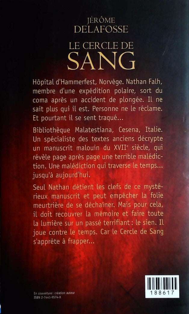 Le cercle de sang (Jérôme Delafosse)