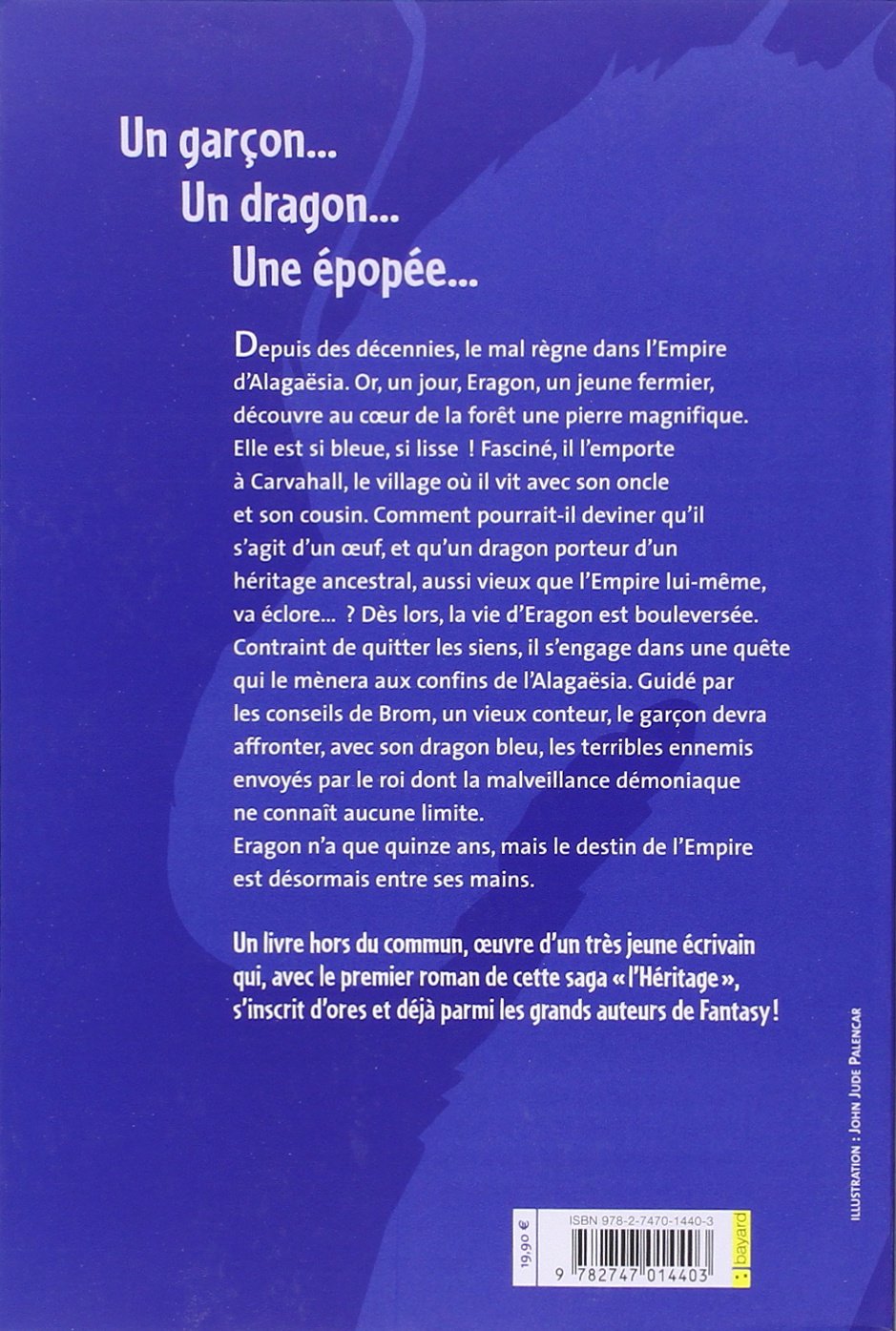 Livre Eragon - Christopher Paolini (Livre d'occasion) - ISBN 2747014401