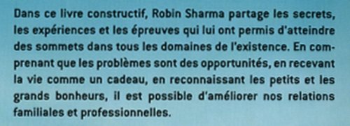 Livre Atteindre les sommets - Robin S. Sharma (Livre d'occasion) - ISBN 274990577X