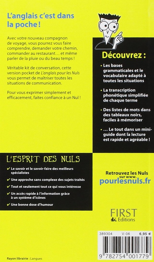 Livre L'anglais pour les nuls - Gail Brenner (Livre d'occasion) - ISBN 2754001778