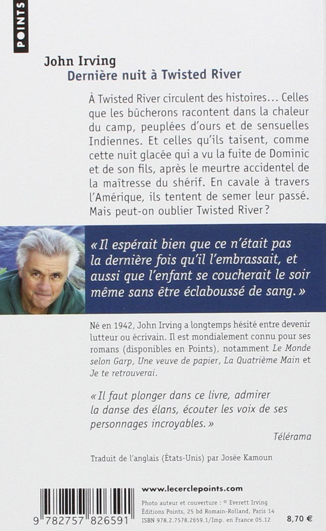 Livre Dernière nuit à Twisted River (John Irving) (Livre neuf) - ISBN 275782659X