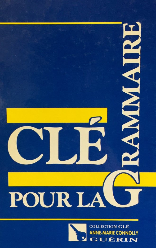 Livre Clé pour la grammaire - Anne-Marie Connolly (Livre d'occasion) - ISBN 2760121909