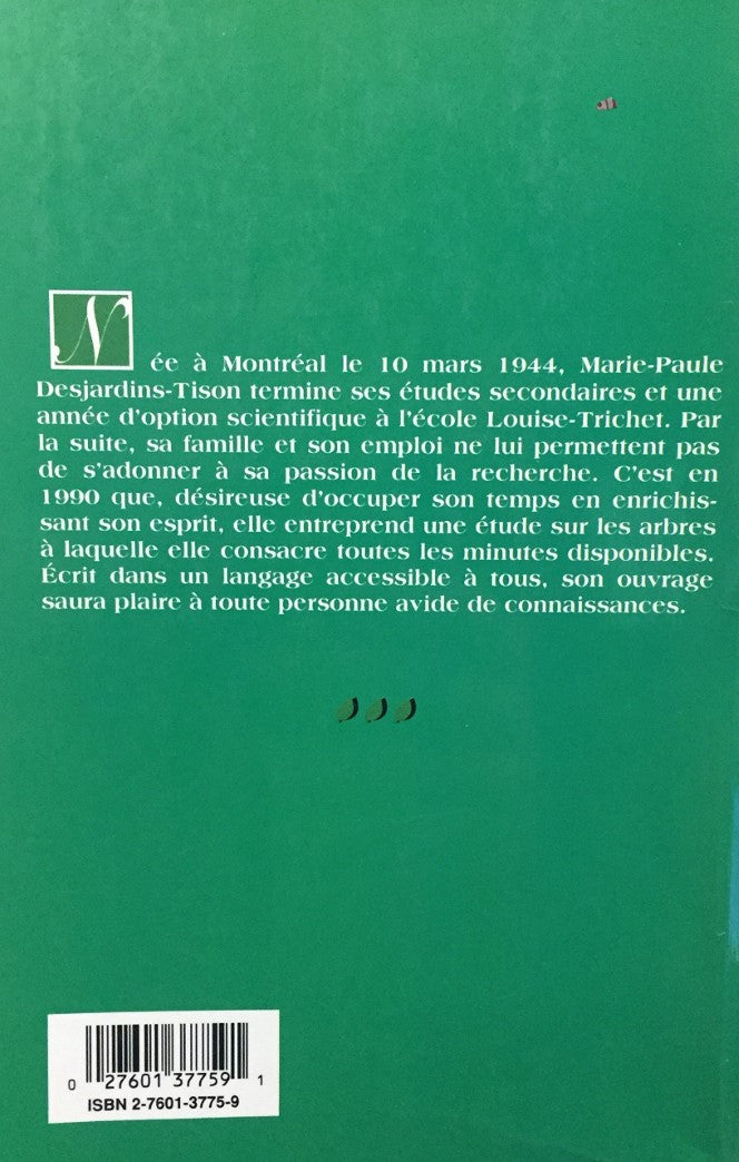 Livre Dictionnaire des noms d'arbres - Marie-Paule Desjardins-Tison (Livre d'occasion) - ISBN 276...
