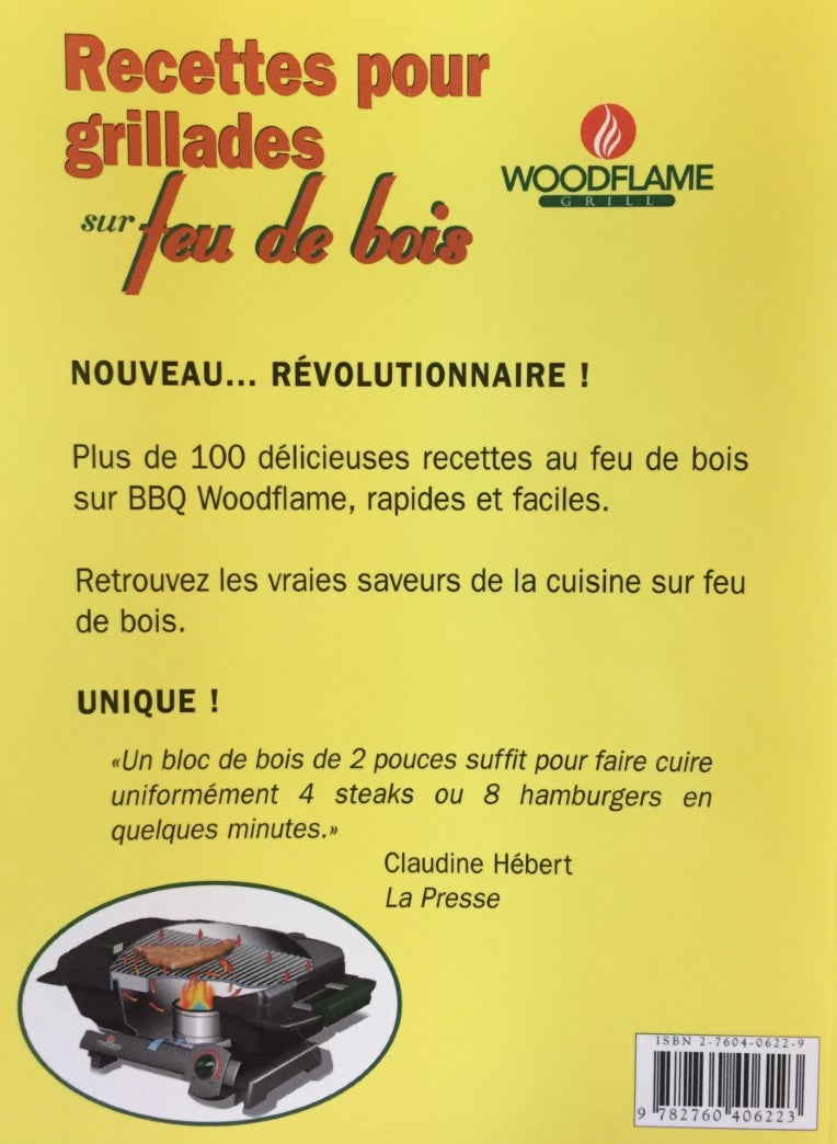Livre Recettes pour grillades sur feu de bois (Serge Saintonge) (Livre d'occasion) - ISBN 2760406229
