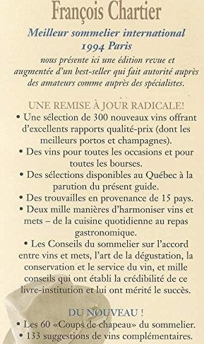 Livre Selections du sommelier 2001 - François Chartier (Livre d'occasion) - ISBN 2760407594