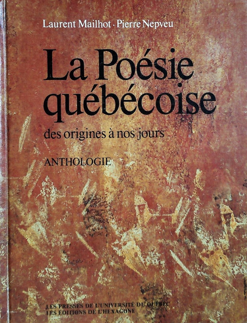 Livre La Poésie québécoise des origines à nos jours - Laurent Maihot (Livre d'occasion) - ISBN 27...
