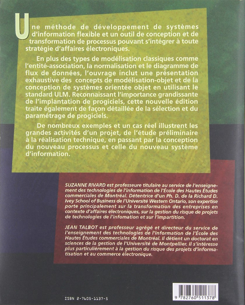 Livre Développement de systèmes d'information - Suzanne Rivard (Livre d'occasion) - ISBN 2760511375