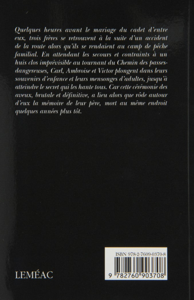 Livre Le chemin des passes-dangereuses - Michel Marc Bouchard (Livre d'occasion) - ISBN 2760903702
