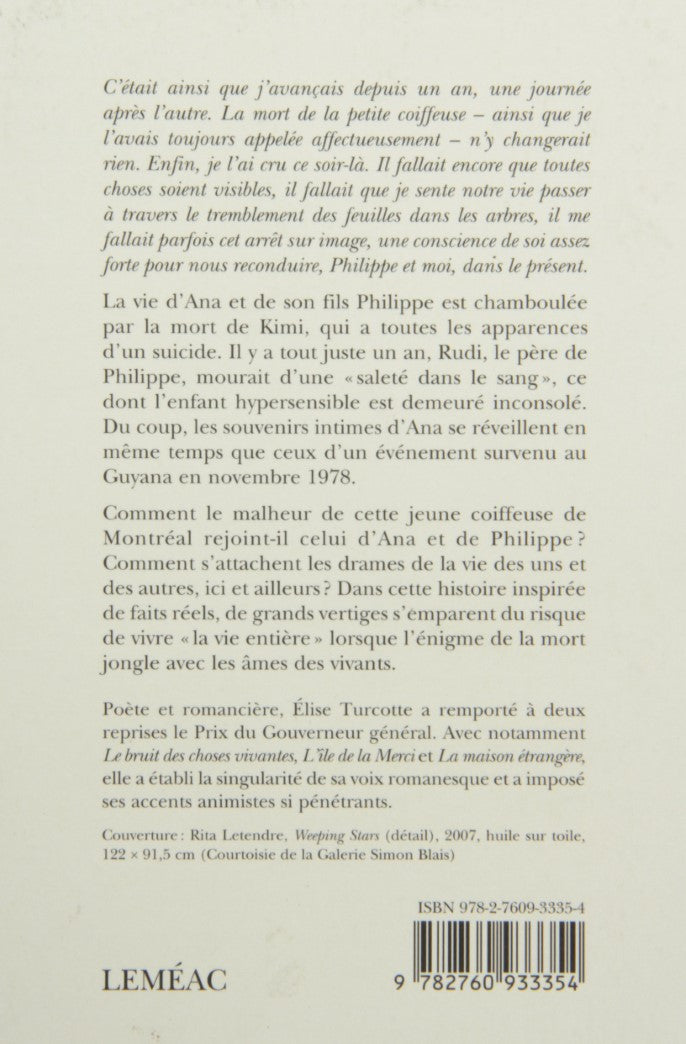 Livre Guyana (Élise Turcotte) (Livre d'occasion) - ISBN 2760933350