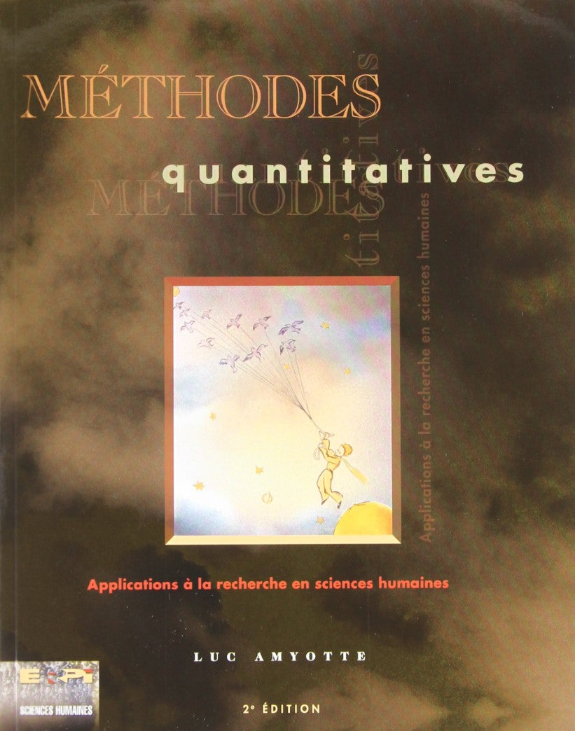 Livre Méthodes quantitatives : Applications à la recherche en sciences humaines - Luc Amyotte (Li...