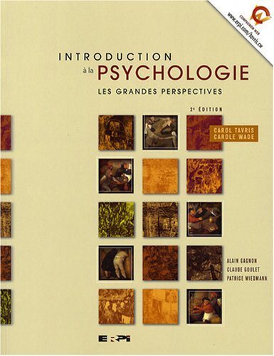 Livre Introduction à la psychologie : Les grande perspectives (2e édition) - Collectif (Livre d'o...