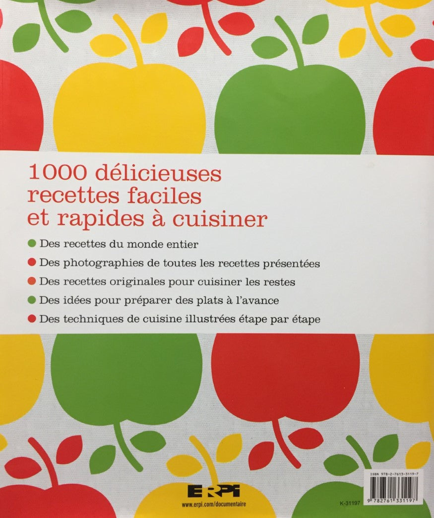 Livre Le livre de cuisine : 1000 recettes faciles - Collectif (Livre d'occasion) - ISBN 2761331192