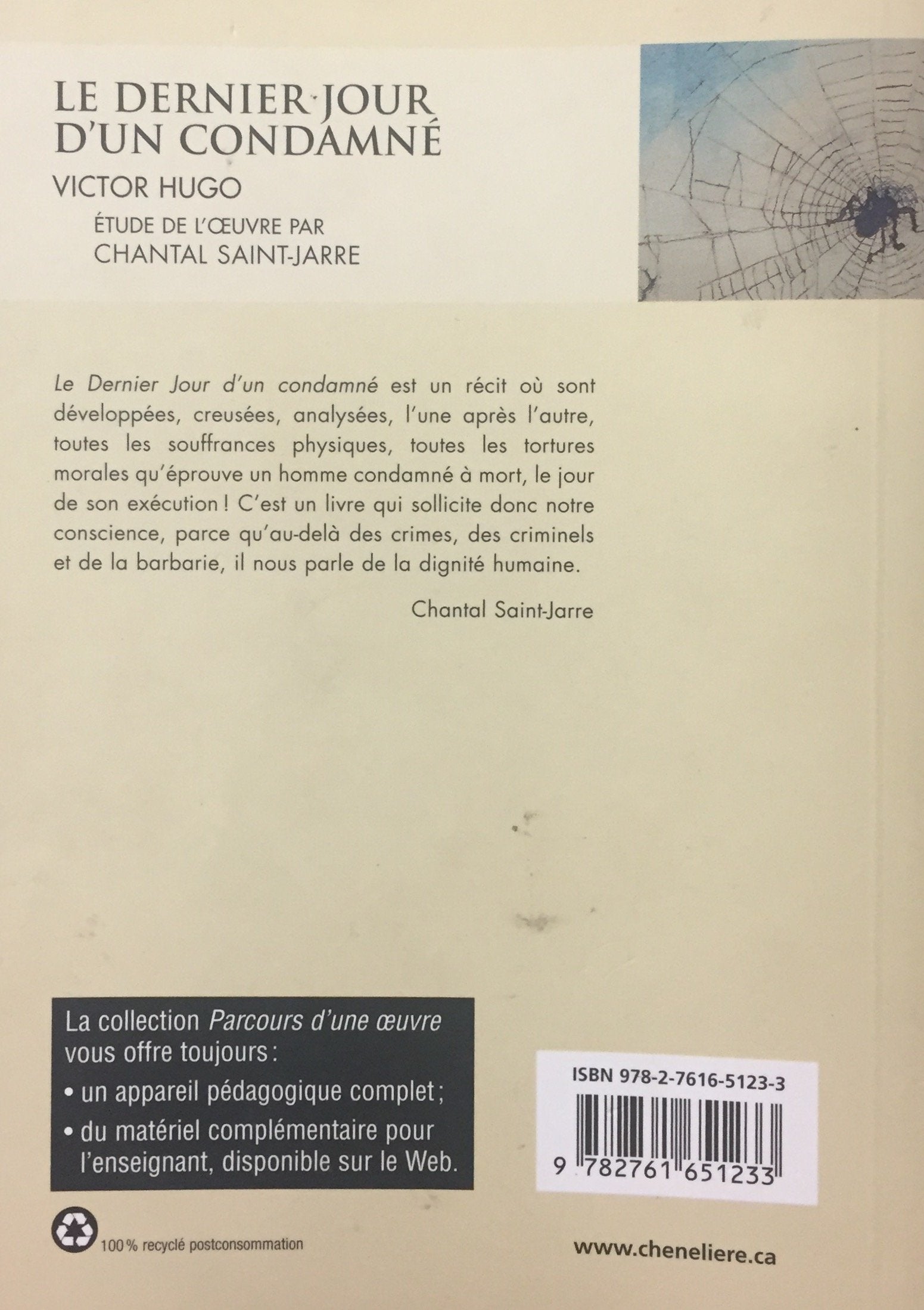 Livre Le dernier jour d'un condamné - Victor Hugo (Livre d'occasion) - ISBN 2761651235