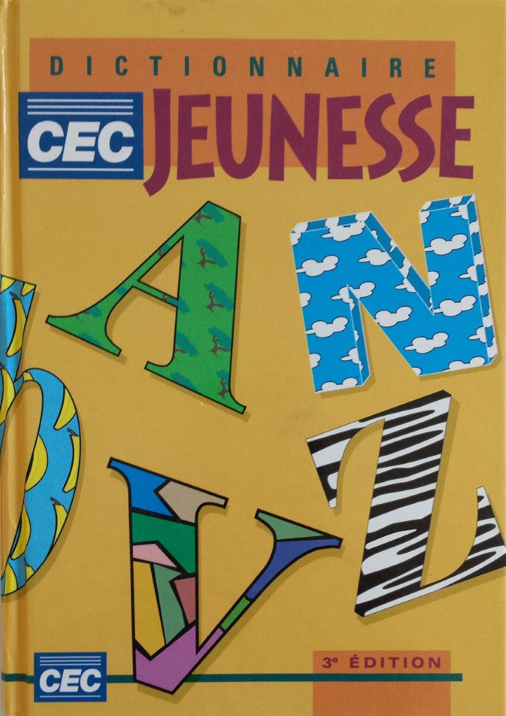 Livre Dictionnaire CEC Jeunesse (3e Edition) - Collectif (Livre d'occasion) - ISBN 2761709950