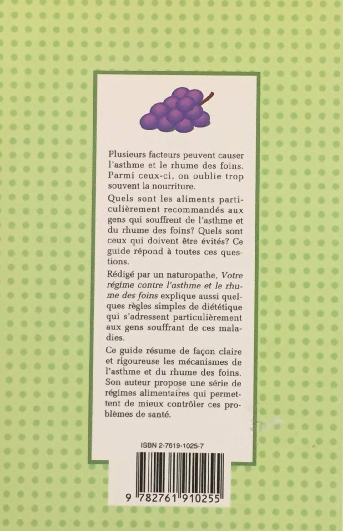 Livre Votre régime contre l'asthme et le rhume des foins - R. Newman Turner (Livre d'occasion) - ...