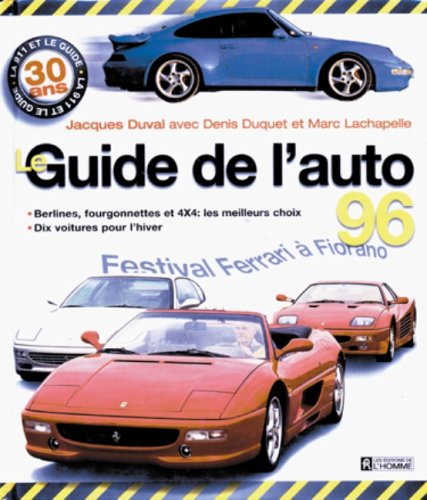 Le Guide de l'Auto 1996 - Jacques Duval