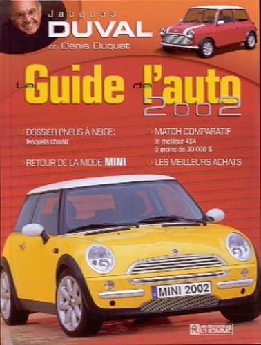 Livre Le Guide de l'Auto 2002 - Jacques Duval (Livre d'occasion) - ISBN 2761916441
