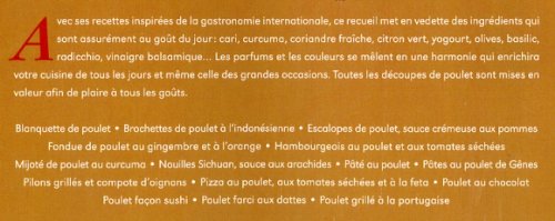 Livre Poulet (Livre d'occasion) - ISBN 2761921208