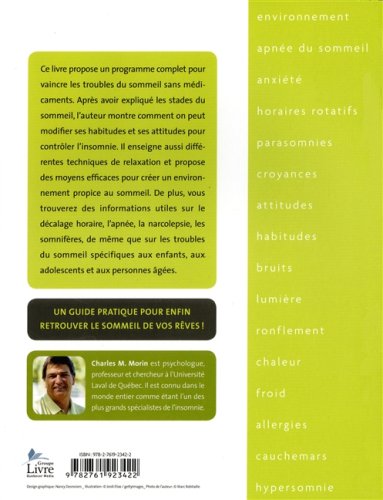 Livre Vaincre les ennemis du sommeil - Charles M. Morin (Livre d'occasion) - ISBN 2761923421