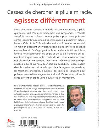 Livre La santé repensée : cessez de chercher la pilule miracle, agissez différemment (Gaétan...