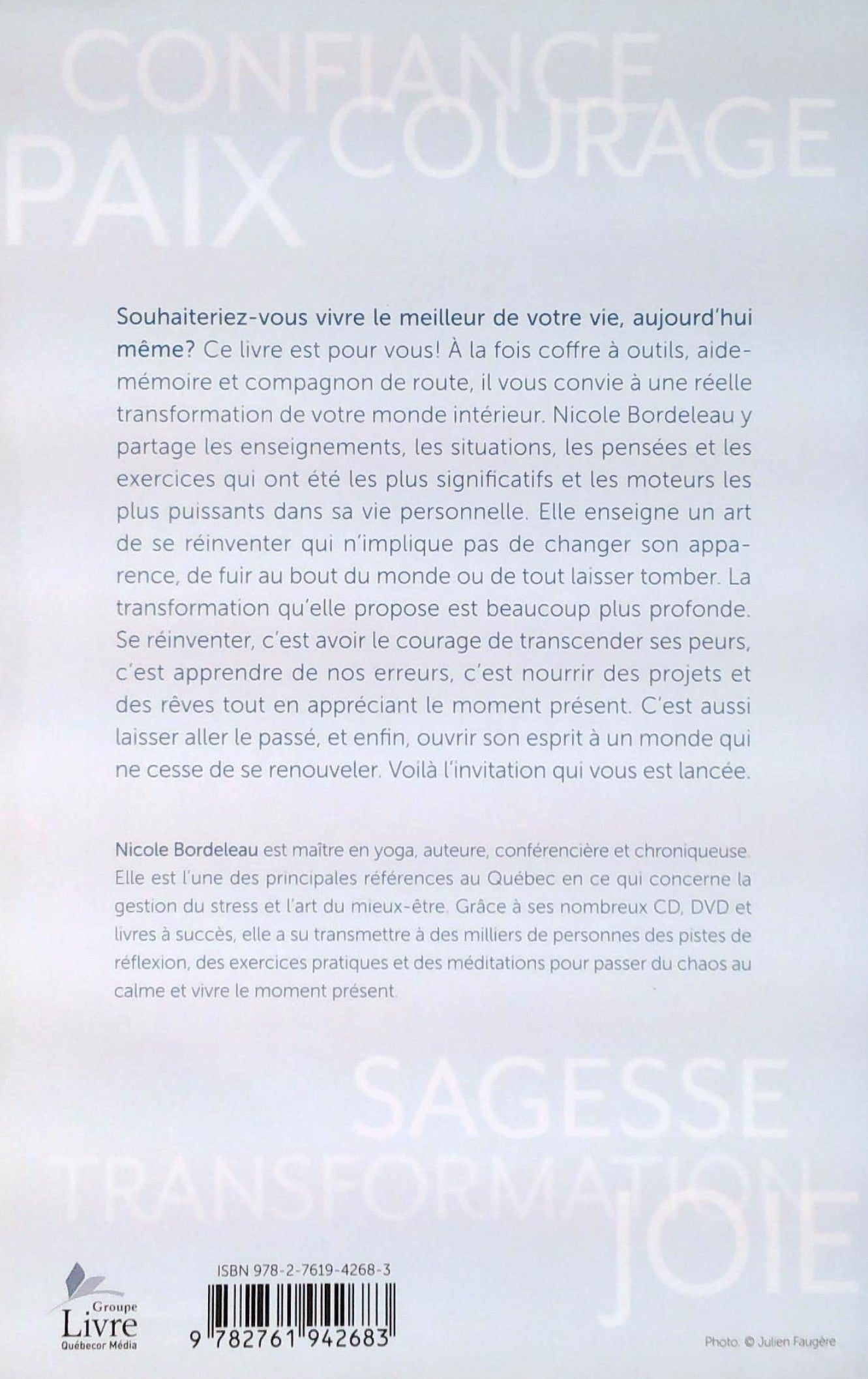 Livre L'art de se réinventer (Nicole Bordeleau) (Livre d'occasion) - ISBN 276194268X