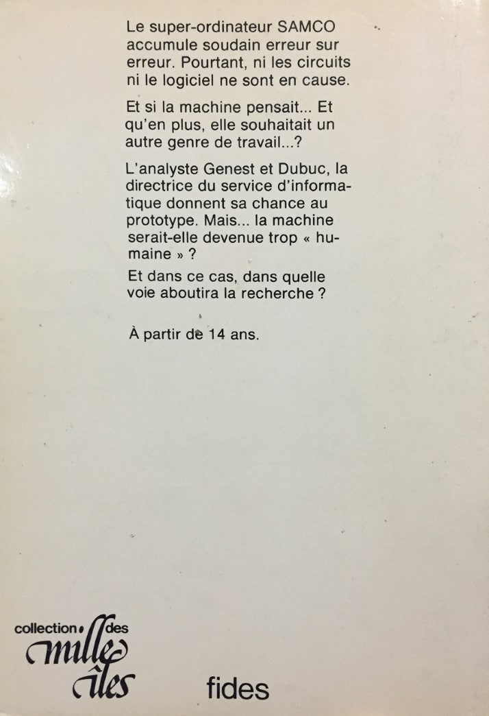 Livre La dépression de l'ordinateur - Bernadette Renaud (Livre d'occasion) - ISBN 2762111374