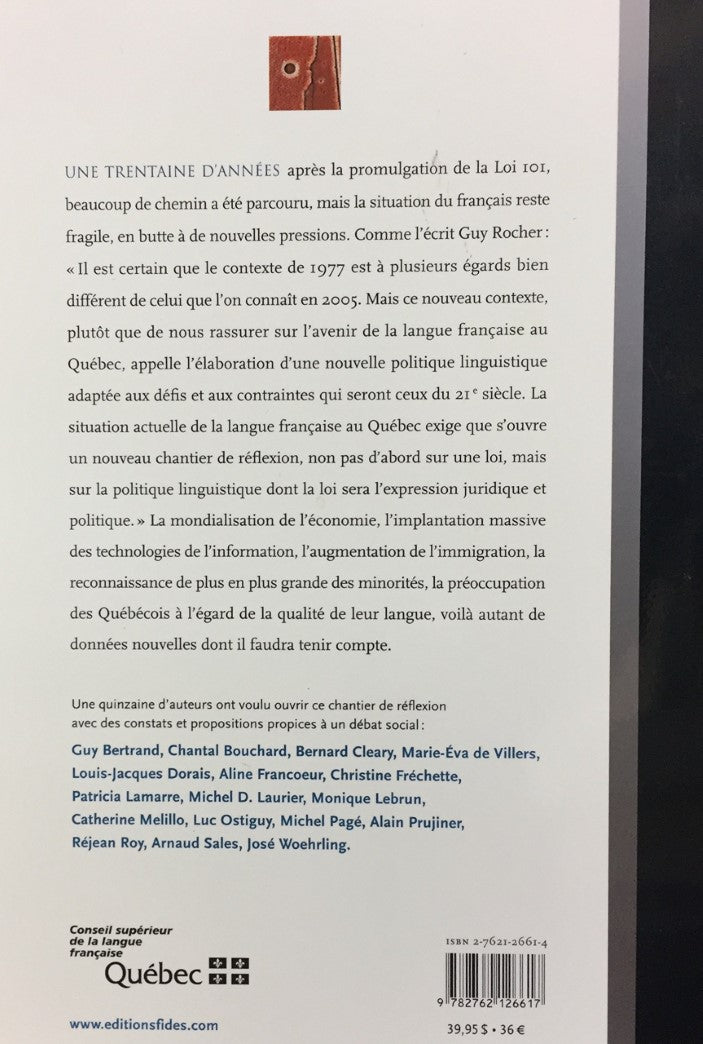 Livre Le français au Québec : Les nouveaux défis - Collectif (Livre d'occasion) - ISBN 2762126614