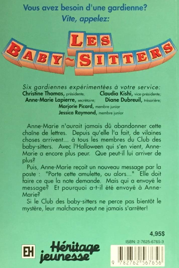 Les Baby-Sitters (Série régulière) # 17 : La malchance d'Anne-Marie (Ann M. Martin)