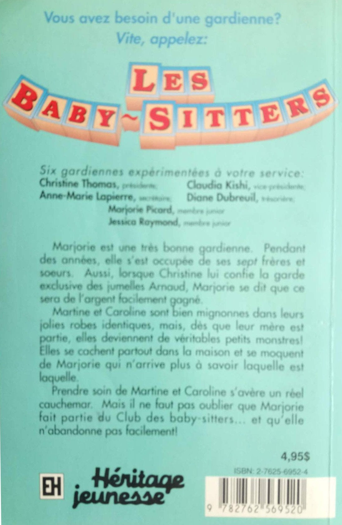 Livre Marjorie et les jumelles capricieuses - Ann M. Martin (Livre d'occasion) - ISBN 2762569524