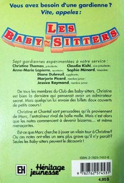 Les Baby-Sitters (Série régulière) # 38 : L'admirateur secret (Ann M. Martin)