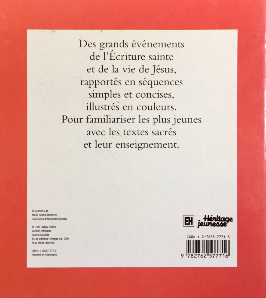 Livre Ma première Bible - Maria Garzia Boldoroni (Livre d'occasion) - ISBN 2762577713