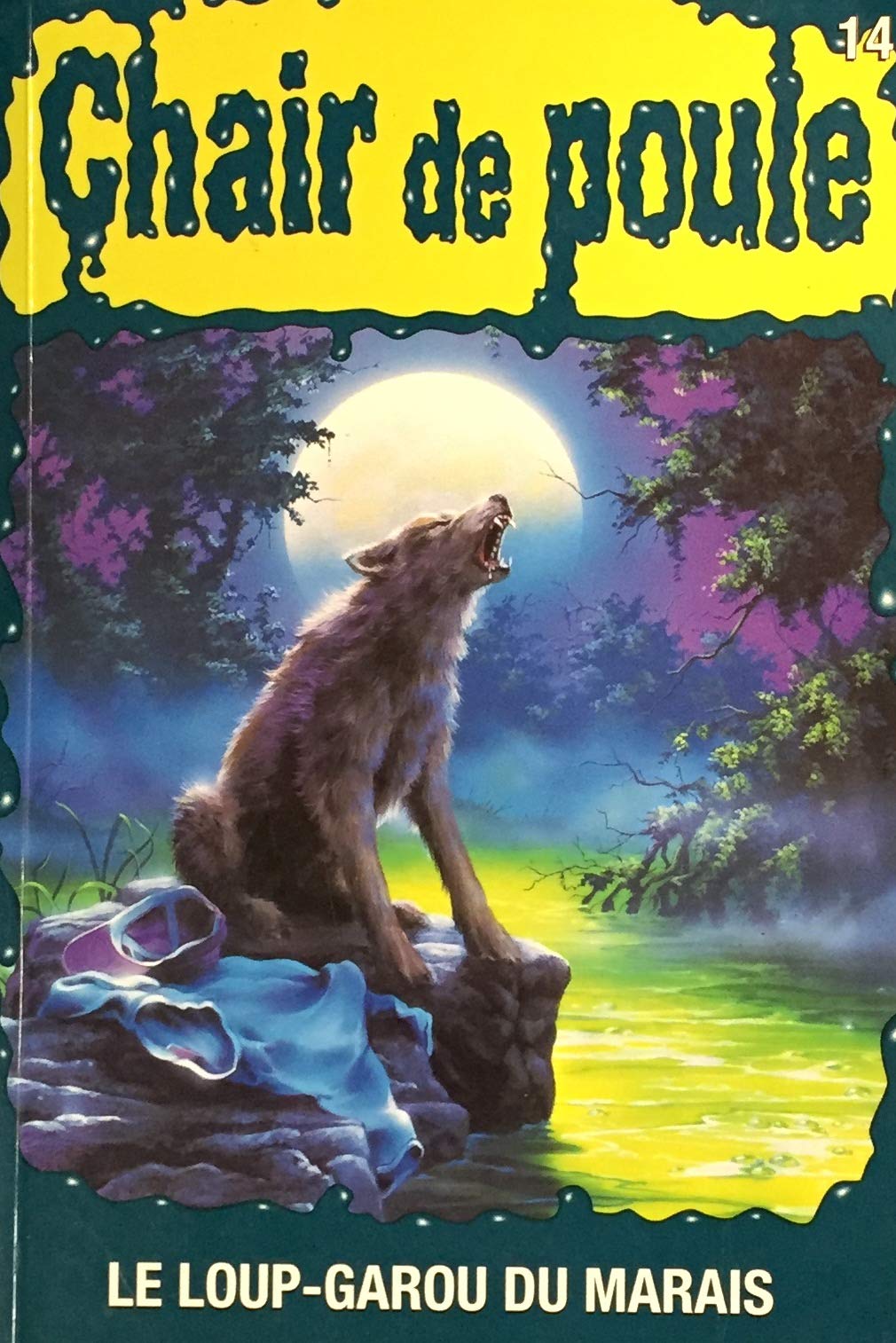 Livre Le loup-garou du marais - R.L. Stine (Livre d'occasion) - ISBN 2762579333