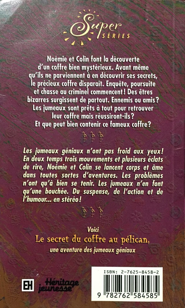 Livre Le secret du coffre au pélican - Christian Lemieux-Fournier (Livre d'occasion) - ISBN 27625...