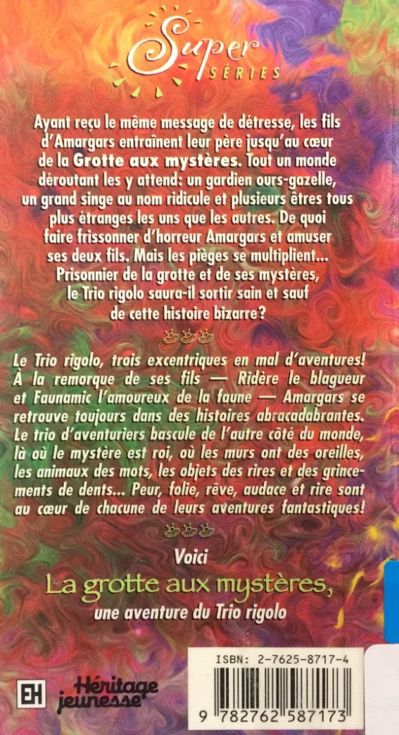 Livre La grotte aux mystères - Marcel Pépin (Livre d'occasion) - ISBN 2762587174