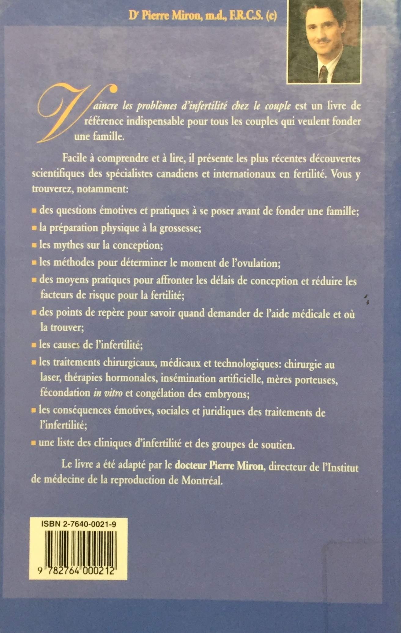 Livre Vaincre les problèmes d'infertilité chez le couple - Jocelyn Smith (Livre d'occasion) - ISB...