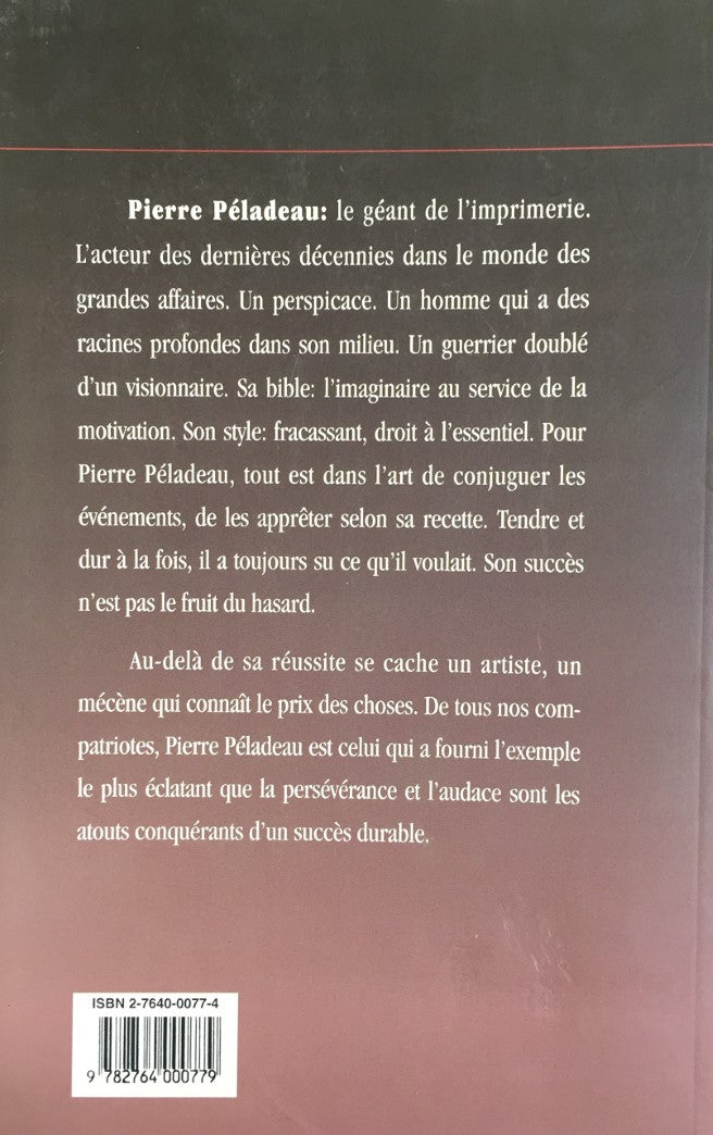 Livre Pierre Péladeau : biographie (François-Xavier Simard, Jean Côté) (Livre d'occasion) - ISBN...