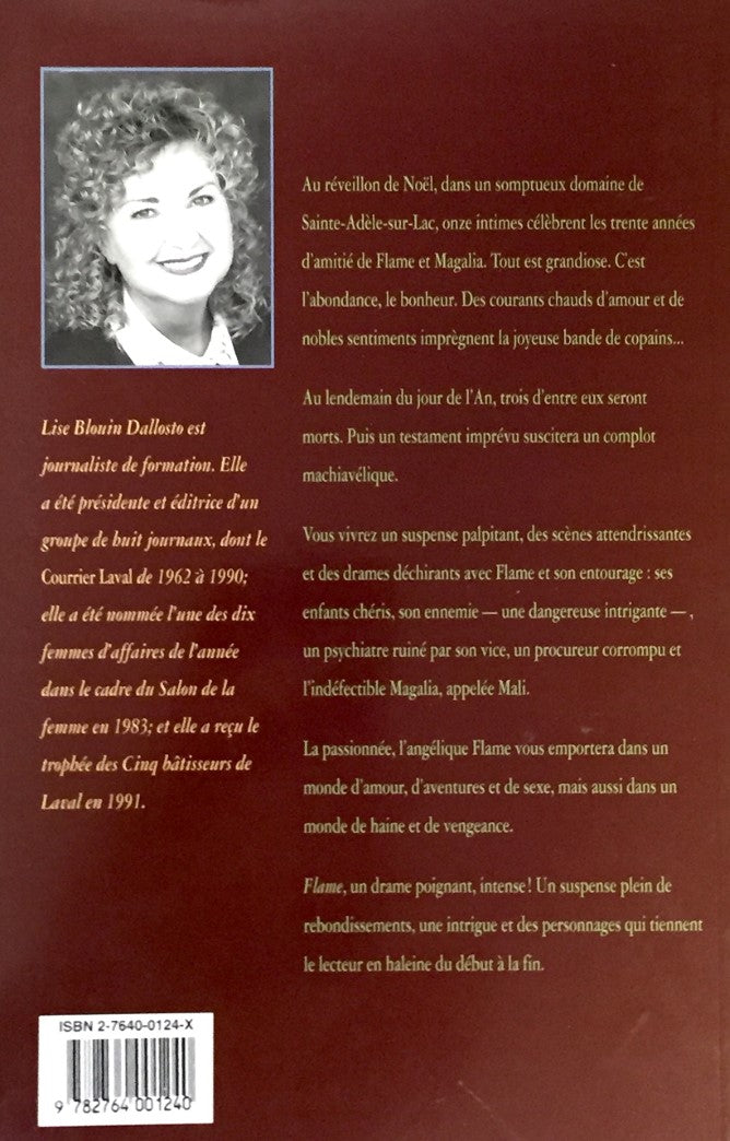 Livre Flame - Louise Blouin Dallosto (Livre d'occasion) - ISBN 276400124X