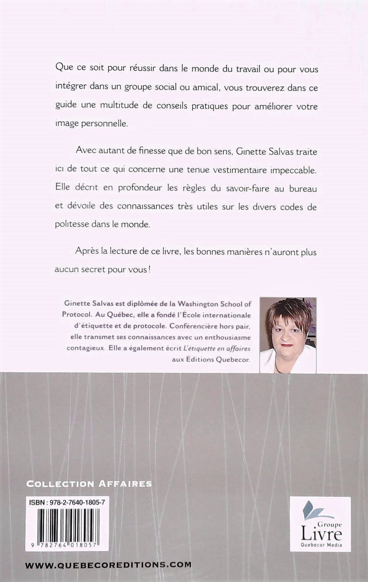 Livre Le rôle de l'image de soi et du savoir-faire au bureau - Ginette Salvas (Livre neuf) - ISBN...