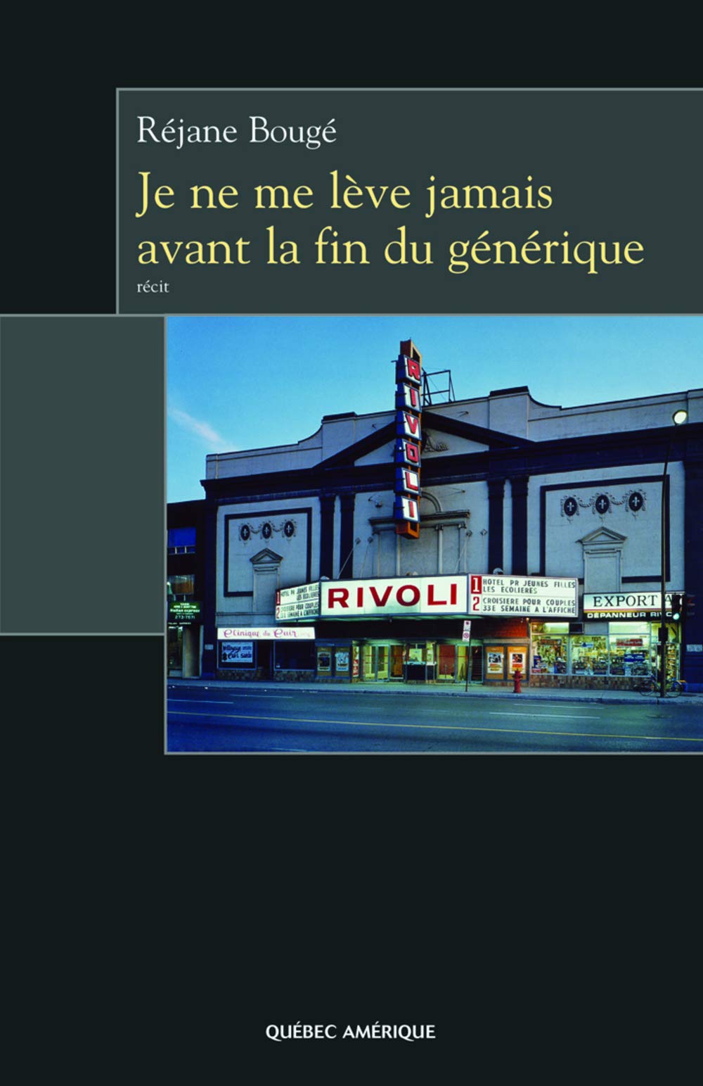 Je ne me lève jamais avant fingénérique - Réjane Bougé